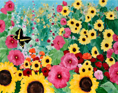 August Garden by artist Linda Rauch